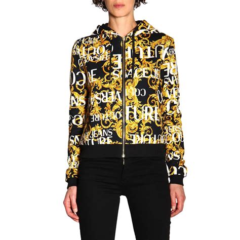 versace jeans sweater|Versace sweatshirt women.